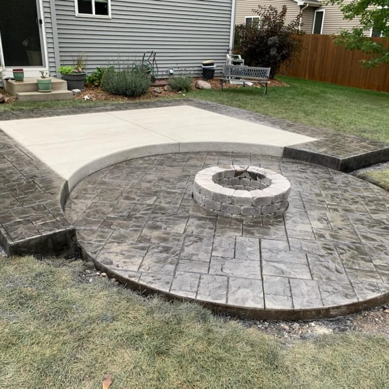 stamped concrete in Racine, Racine stamped concrete, decorative stamped concrete in Racine