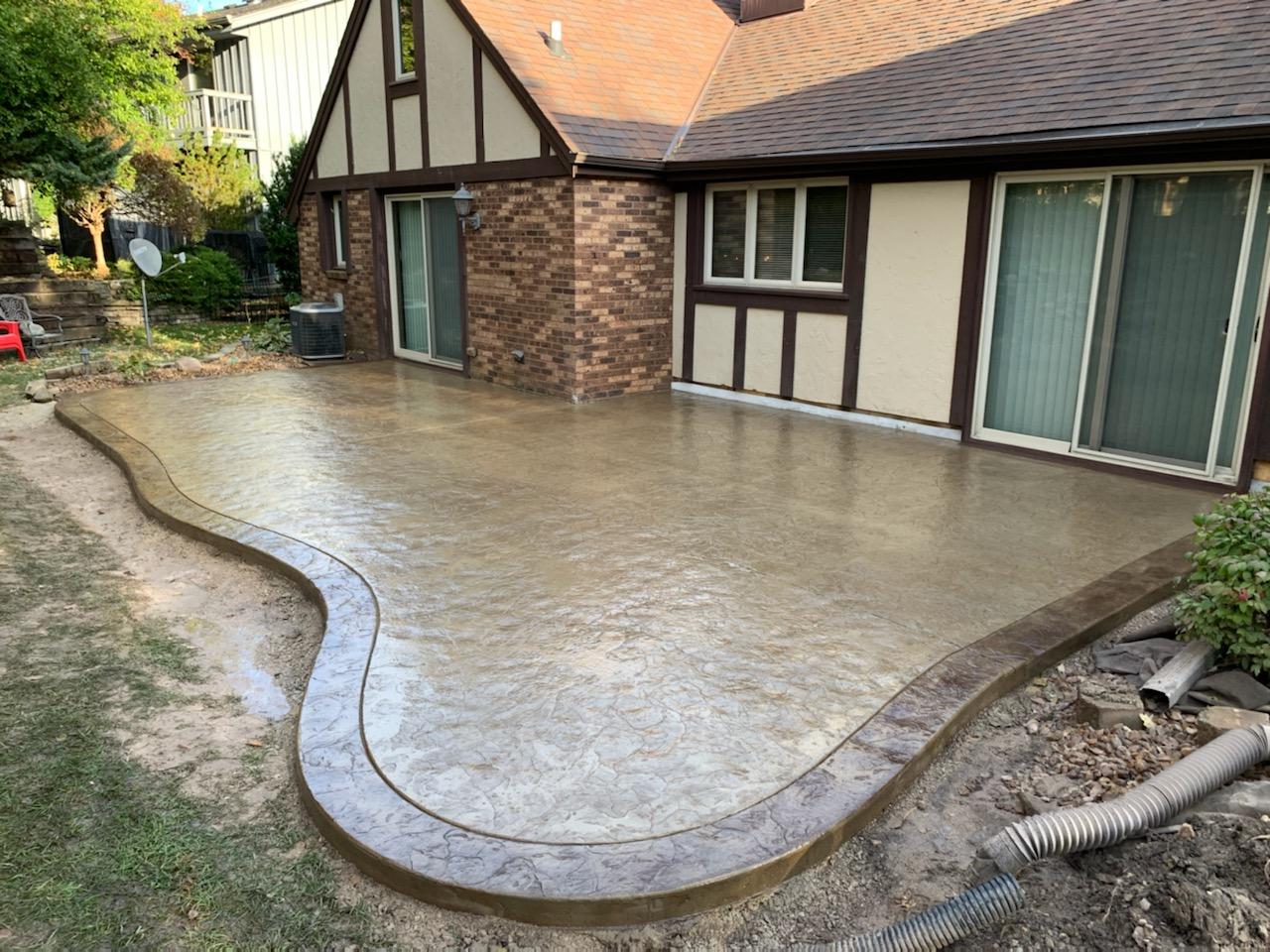 Concrete Acid Stain in Racine WI Concrete acid stain in Racine, decorative concrete staining Racine, stamped concrete Wisconsin